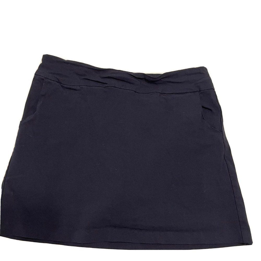 Hope & Harlow Golf Ladies Sz 10 Tennis skort Pockets Stretch Pull On Blue